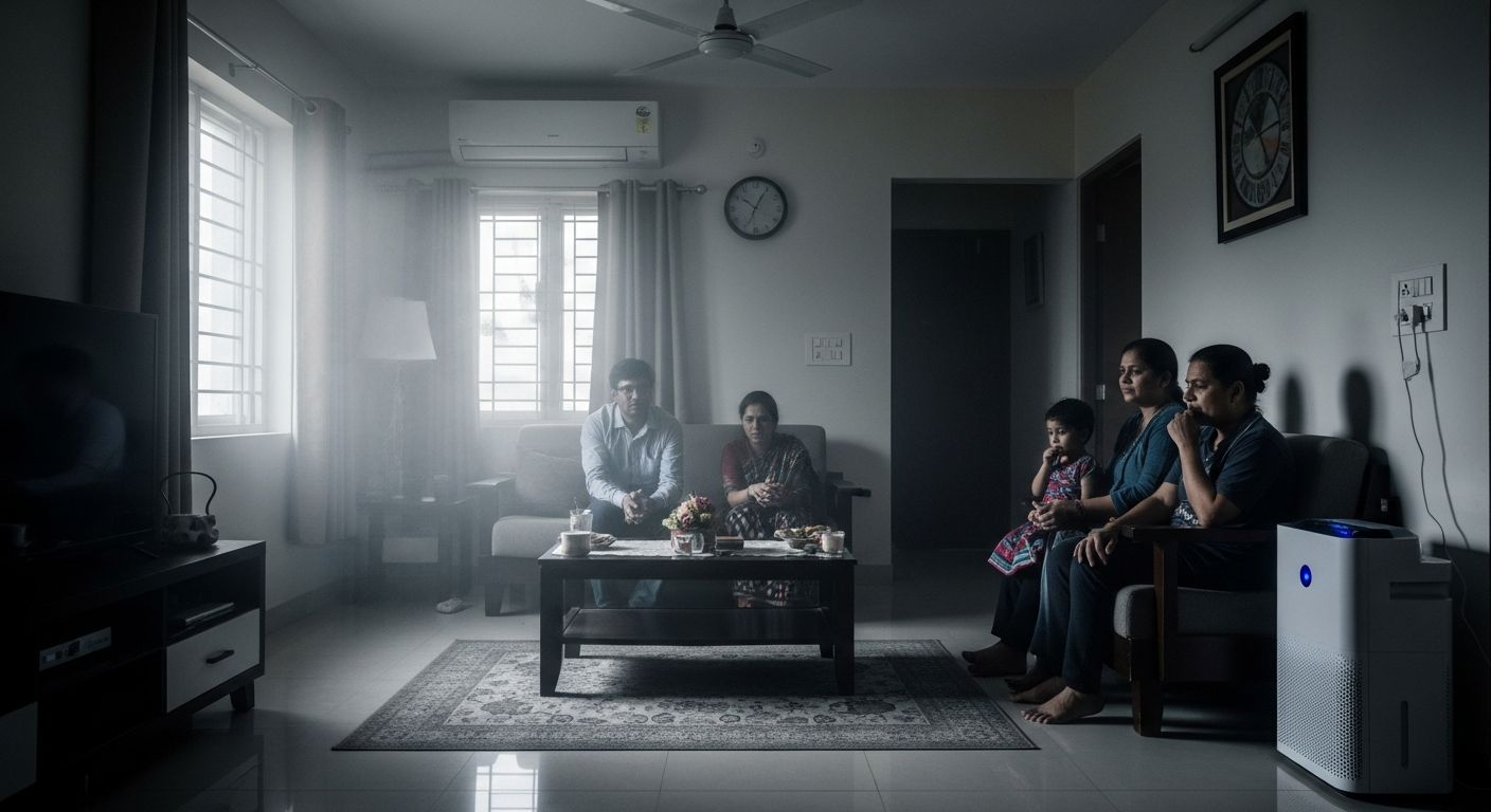 Room before ventilation