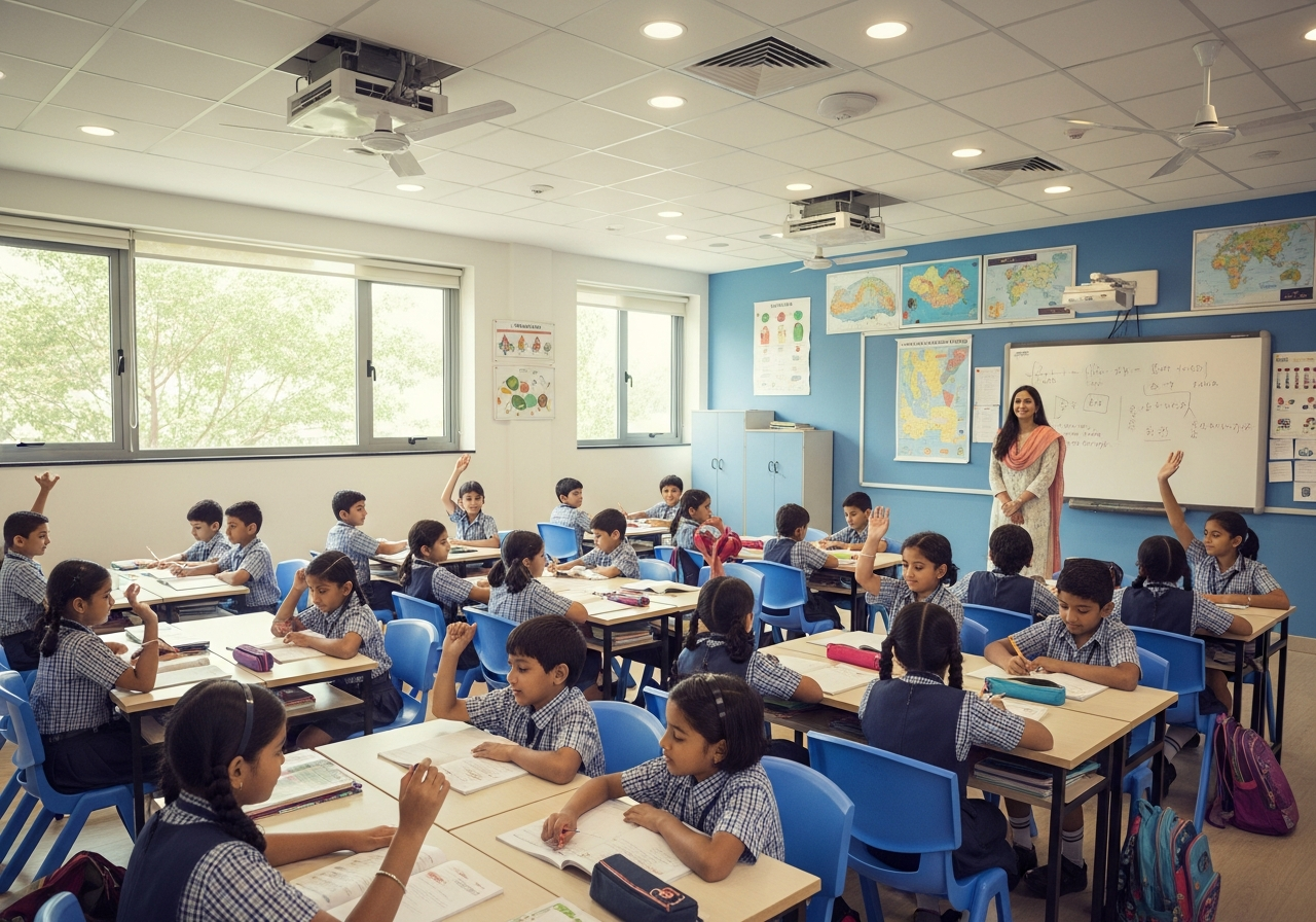 Indian classroom